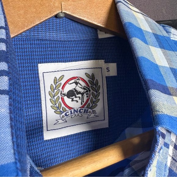 Cinch Men’s Plaid Button up | Y2K ranch wear | EUC - Picture 3 of 9